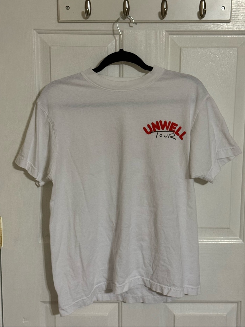 Unwell Tour Logo White Graphic T-Shirt
